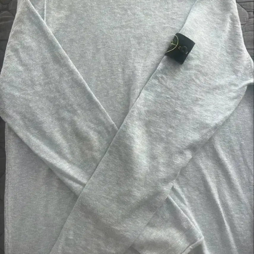 [BUNJANG] Stone Island Sweatshirt Light Grey / 스톤아일랜드 맨투맨 라이트그레이