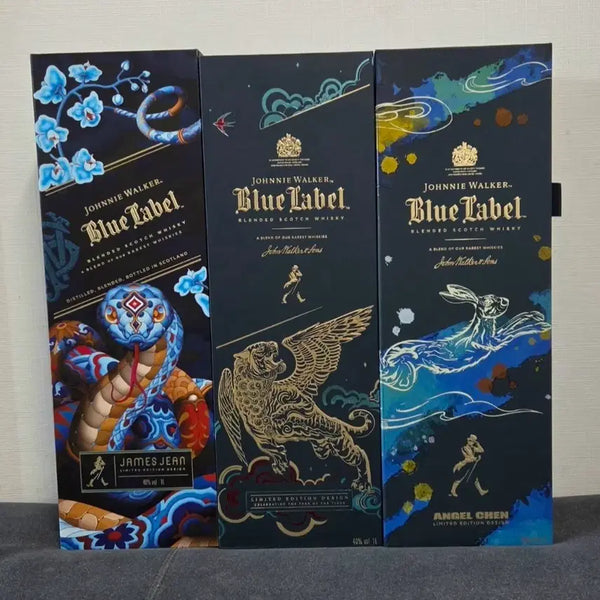 [BUNJANG] Johnnie Walker Artist Collaboration Empty Bottles (James Jean, Tiger, Angel Chen) / 조니워커 제임스 장/호랑이/앤젤 첸 위스키 공병
