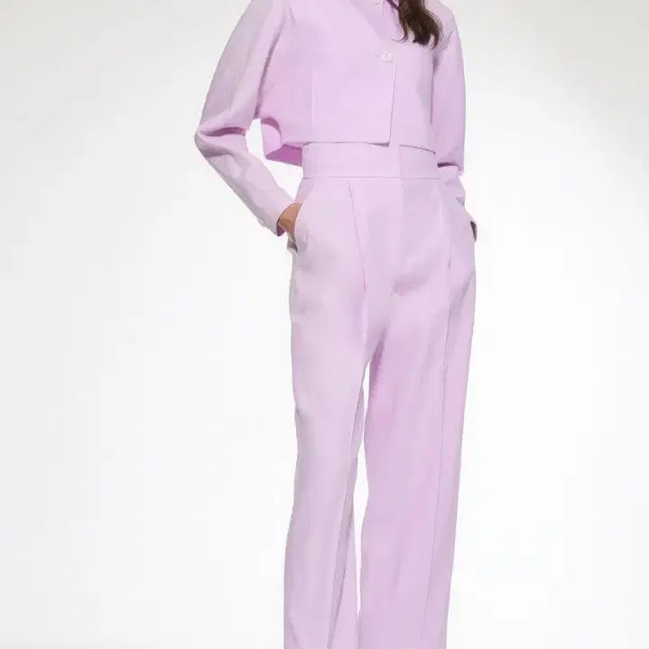 [BUNJANG] Objet Linen Blend Crop Jacket / 새상품 오브제 린넨 크롭 자켓