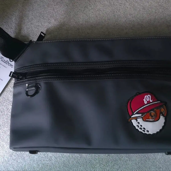[BUNJANG] Malbon Golf Performance Light One-Handle Pouch Grey / (새상품)말본 골프 퍼포먼스 라이트 원핸들 파우치 그레이