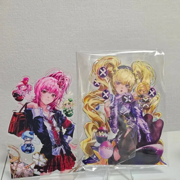 [BUNJANG] Shugo Chara! Acrylic Stand Bundle Set (Amu, Utau Sera) / (2개 일괄) 캐릭캐릭체인지 연늘님 아무, 우타우 (세라) 아크릴 스탠드 캐캐체