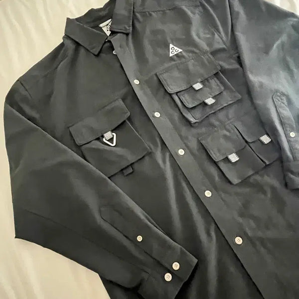 [BUNJANG] ACG Dri-FIT Trail Shirt - Gray / (XL) Acg 드라이핏 트레일 셔츠 그레이