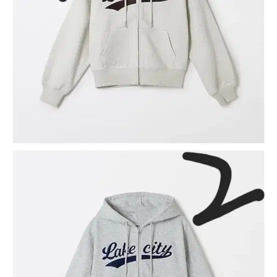 [BUNJANG] SPAO Cropped Hooded Zip-Up / 스파오 크롭 후드 집업