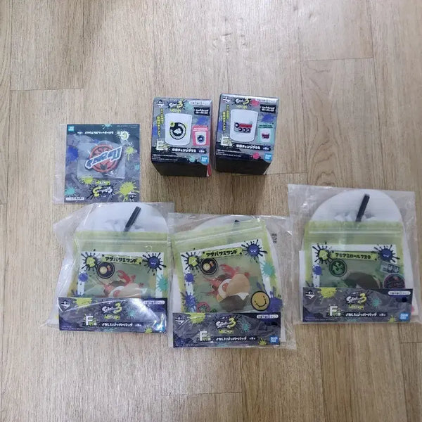 [BUNJANG] Splatoon 3 Ichiban Kuji Prize E Cup Bundle Set (Sealed) / 미개봉 일괄) 제일복권 스플래툰3  E상 컵 +@