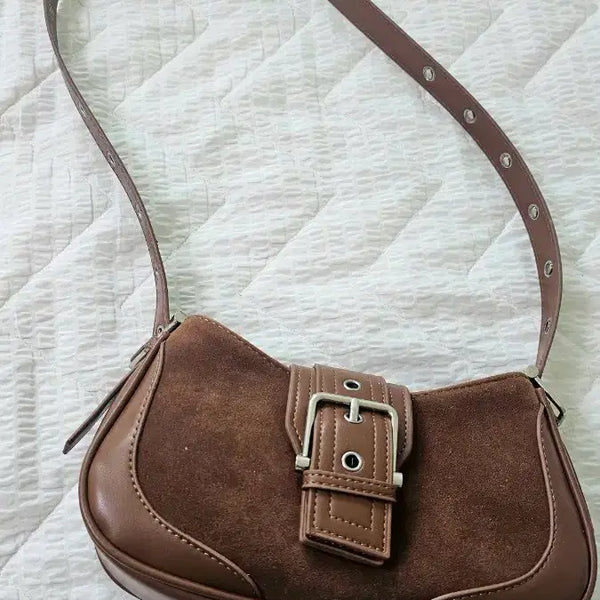 [BUNJANG] Brown Shoulder Bag / 가방 숄더백 갈색 가을 크로스백 Y2k