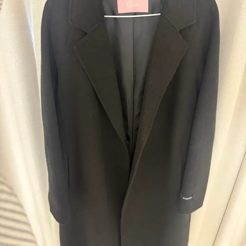 [BUNJANG] Soup Black Long Coat / soup 여자 롱코트 블랙