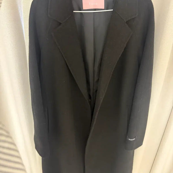 [BUNJANG] Soup Black Long Coat / soup 여자 롱코트 블랙