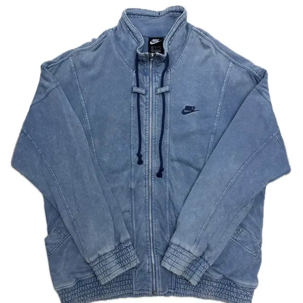 [BUNJANG] Nike Washed Blue Zip-Up Jacket L / 나이키 워싱 블루 집업 자켓 L