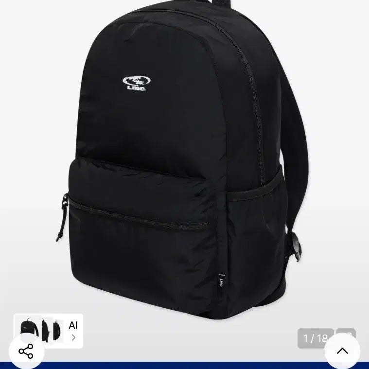 [BUNJANG] LMC Black Backpack New Arrival / LMC 백팩 블랙 새상품