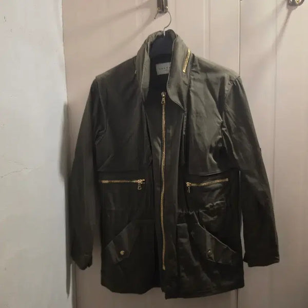 [BUNJANG] Sandro Utility Field Jacket Khaki / 산드로 유틸리티 야상자켓 카키