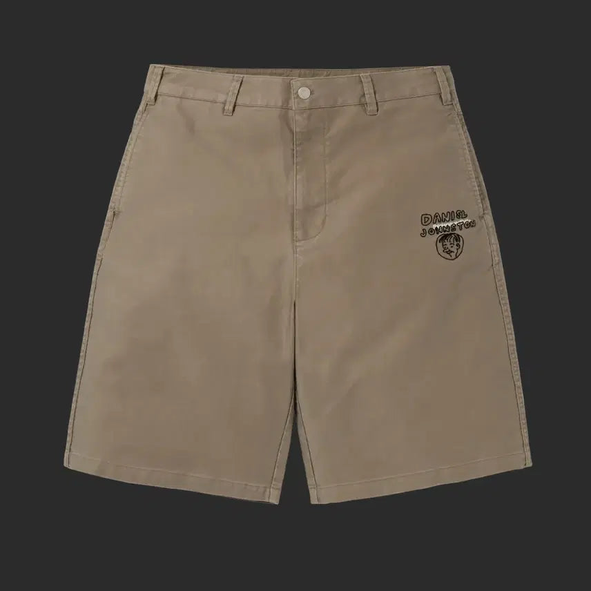 [BUNJANG] Thisisneverthat Daniel Johnston Collaboration Shorts Khaki / [L]디스이즈네버댓 다니엘 존스톤 쇼츠 카키