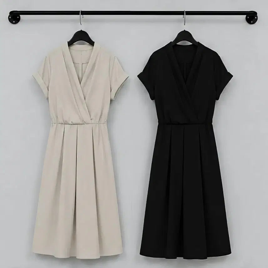 [BUNJANG] G/H V-Neck Slim Dress / (@땡처리)구/호  V넥 슬림 원피스