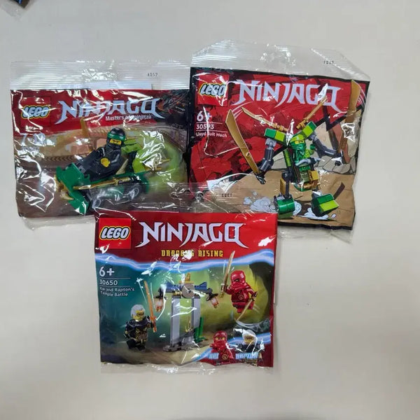 [BUNJANG] LEGO Ninjago 3-Set Polybag Bundle (Sealed) / 레고 닌자고 3종 세트 폴리백 미개봉 팝니다.