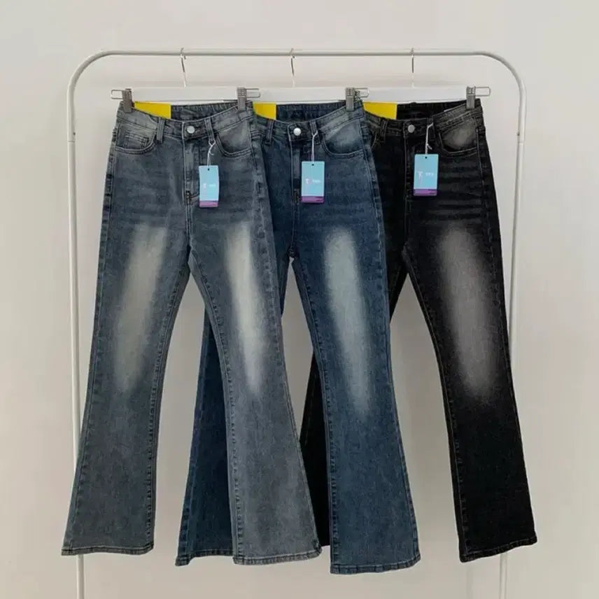 [BUNJANG] Black Denim Bootcut Jeans - Size M / 흑청 부츠컷 판매