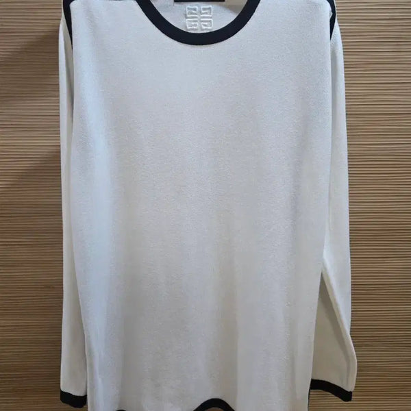 [BUNJANG] Givenchy Embroidered Logo Knit T-Shirt XL / ITALY 지방시 자수로고 니트티 XL