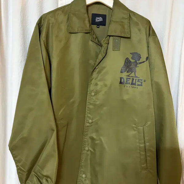 [BUNJANG] Deus Ex Machina Olive Cotton Jacket / 데우스 자켓 m 사이즈 팝니다