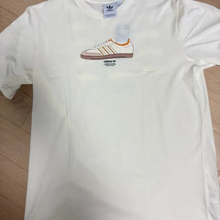 [BUNJANG] Adidas T-Shirt Beige New / 매장정품 아디다스 티셔츠 새상품