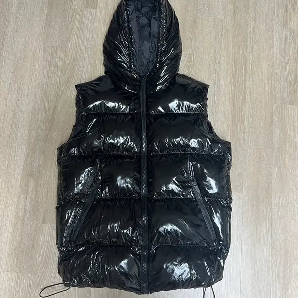 [BUNJANG] Zara Patent Vest / zara 자라 유광 조끼 팔아요
