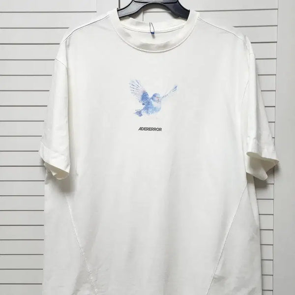 [BUNJANG] Ader Error Blue Bird T-Shirt Off White / M) 아더에러 블루 버드 티셔츠 오프 화이트