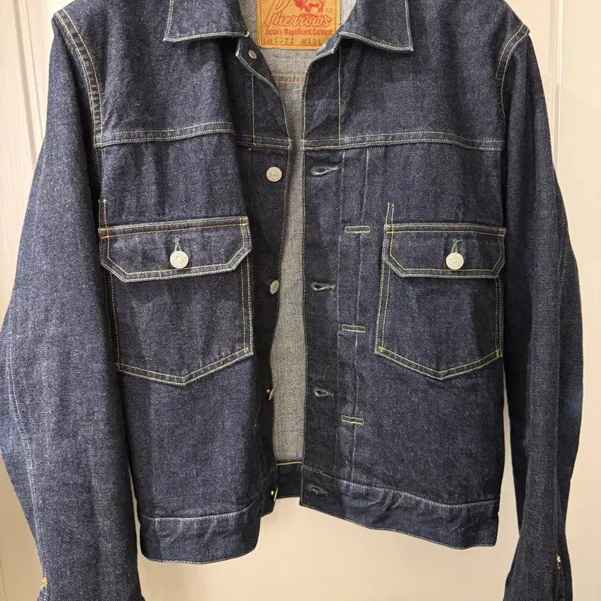[BUNJANG] Pherrow's 407J Denim Jacket / 페로우즈 407j 데님 자켓  40