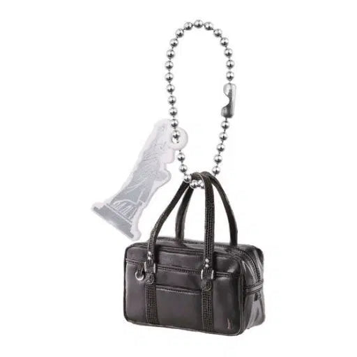 [BUNJANG] Black Mini Bag Charm Keychain Gacha / 블랙 미니 가방 키링 가챠