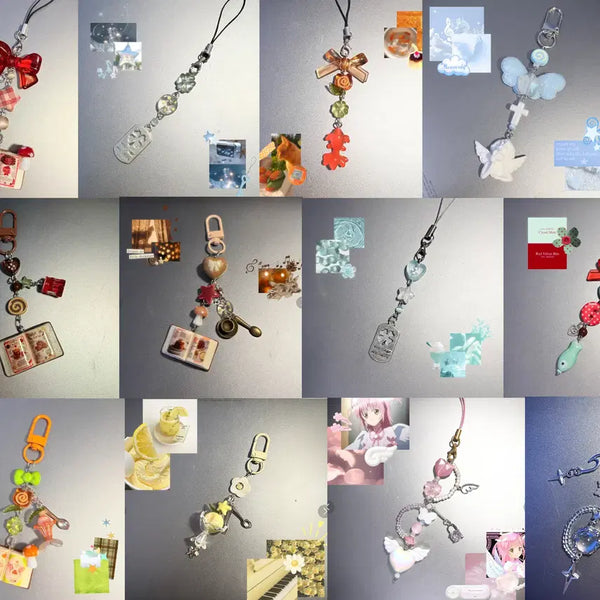 [BUNJANG] Custom Beaded Keychains / 비즈 키링 커미션 (캐릭터, 선물키링, 우정키링 등등)