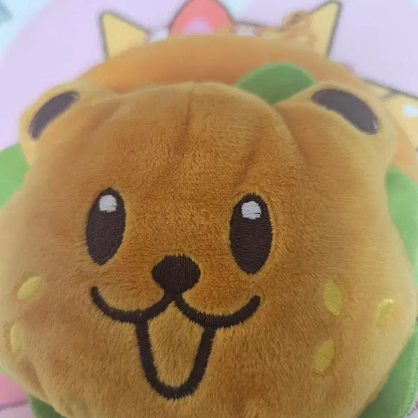 [BUNJANG] Cookie Run Escape Hamburger Pouch / 쿠키런 방탈출 햄버거 인형 파우치
