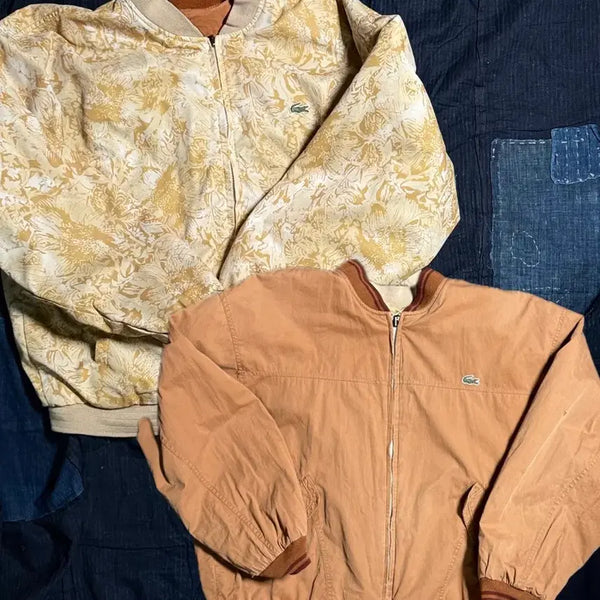 [BUNJANG] 00s Lacoste Reversible Bomber Jacket / 00s 라코스테 리버시블 봄버 자켓 100