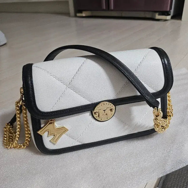 [BUNJANG] Metrocity Leather Crossbody Bag / 정품 메트로시티 크로스백