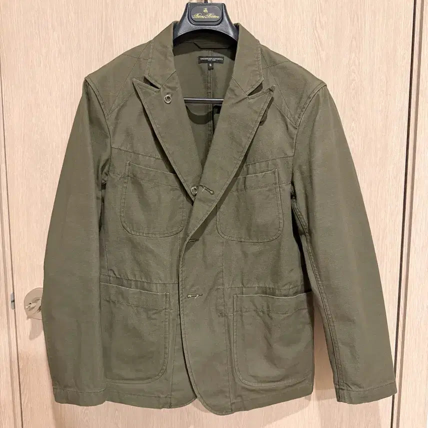 [BUNJANG] Engineered Garments Bedford Jacket Heavy Cotton Ripstop Olive Size S / 엔지니어드가먼츠 베드포드 자켓 헤비코튼 립스탑
