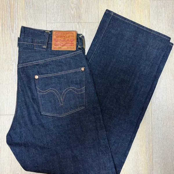 [BUNJANG] Pherrow's 500 Selvedge Denim Jeans (Size 33, Altered) / (수선) 페로우즈 500 33/34