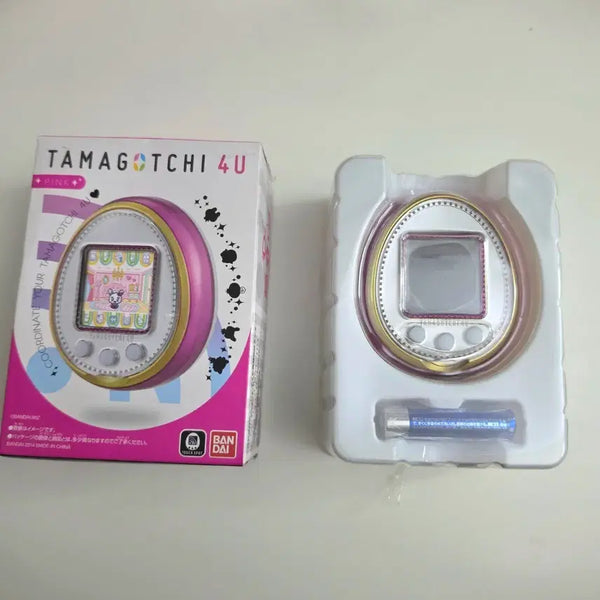 [BUNJANG] Tamagotchi 4U Pink Full Set / 다마고치 4U 포유 핑크 풀박