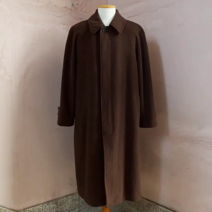 [BUNJANG] Durban Angora Wool Balmacaan Coat L / 더반 Durban 앙고라 울 발마칸 코트 L
