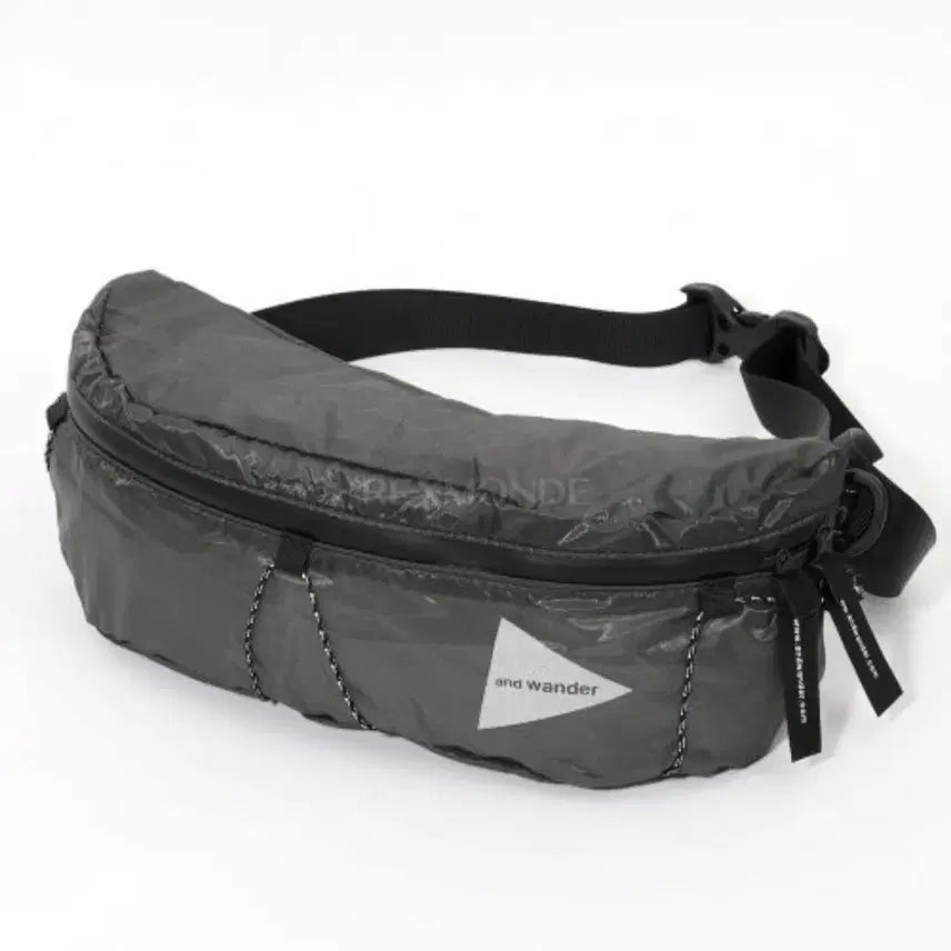 [BUNJANG] Andwander Sil Waist Bag Grey / 앤드원더 실 웨이스트백 그레이 새상품