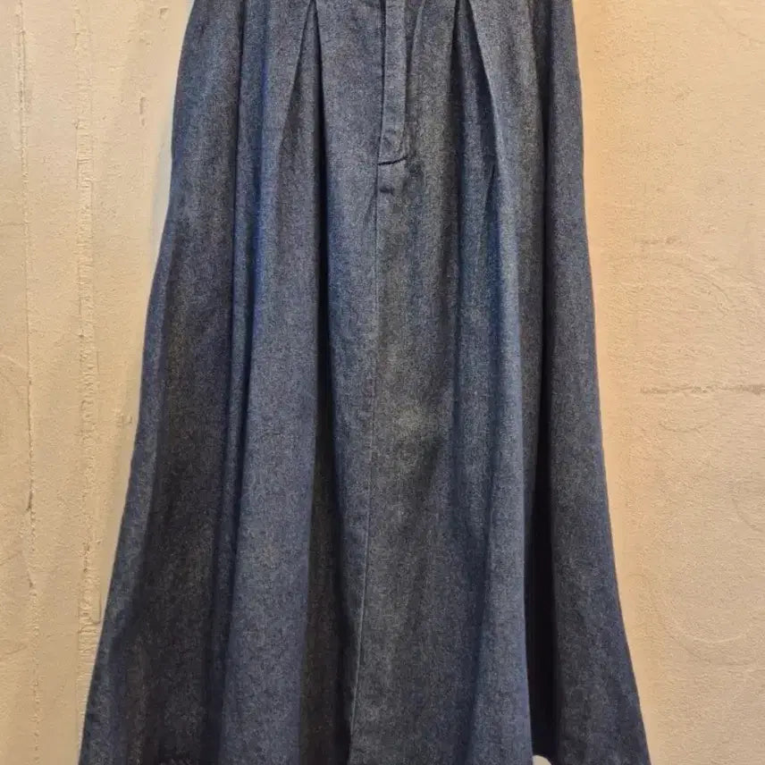 [BUNJANG] Denim Flare Long Skirt (M) / 청데님.플레어스커트m