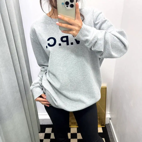[BUNJANG] A.P.C. Gray Sweatshirt XL / 아페쎄 그레이 맨투맨