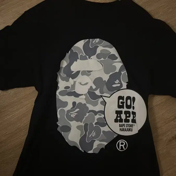 [BUNJANG] BAPE Black T-Shirt / 베이프 검정 반팔