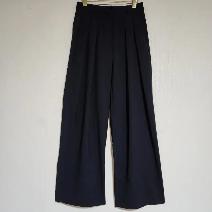 [BUNJANG] MAYSEVEN Two-Tuck Wide Long Pants (Size 55) / 메이세븐MAYSEVEN투턱 와이드 롱팬츠55