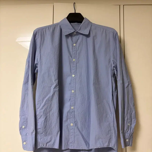 [BUNJANG] Label Archive Supima Cotton Shirt Blue / 라벨아카이브 수피마 코튼 셔츠 블루