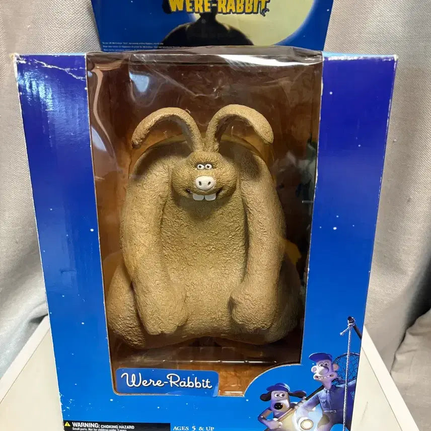 [BUNJANG] Wallace & Gromit Giant Rabbit Figure / 월레스와 그로밋 거대토끼 피규어 팜