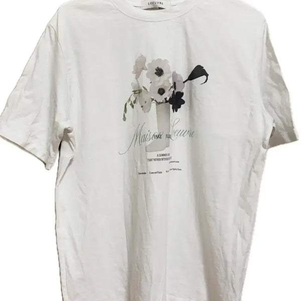 [BUNJANG] L'OBJET PRINTED Short Sleeve T-Shirt / 루에브르 프린팅 반팔 티셔츠