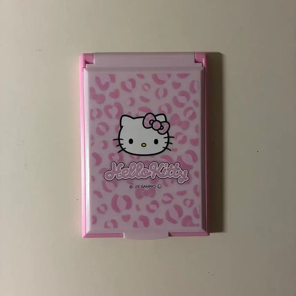 [BUNJANG] Hello Kitty Leopard Print Mirror / 키티 갸루 호피무늬 레오파드 거울
