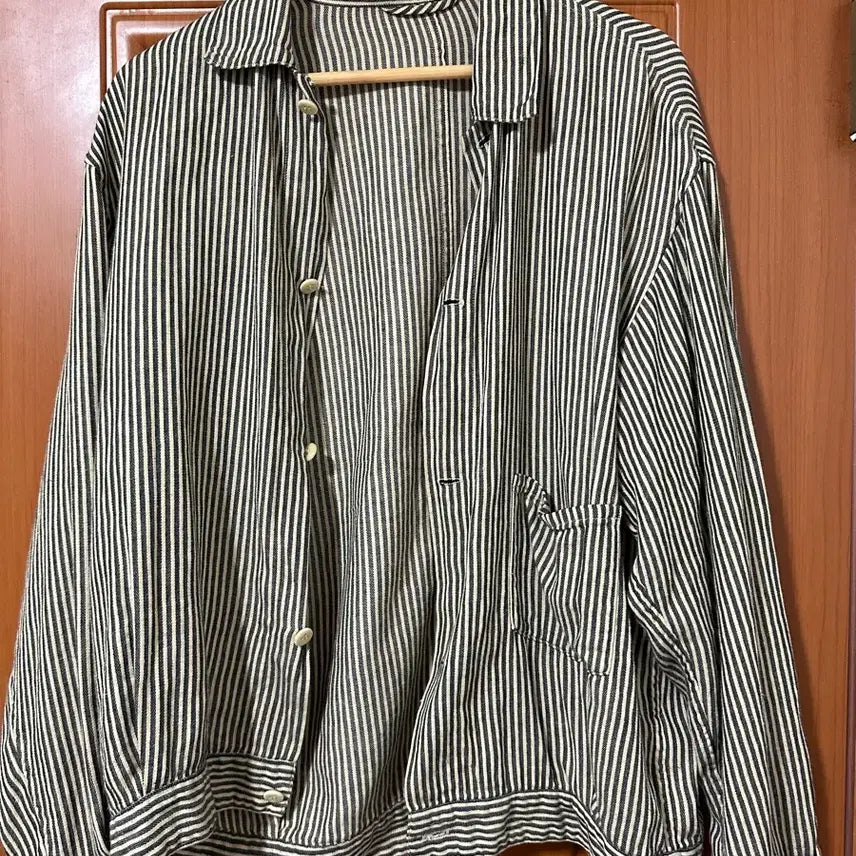[BUNJANG] Komori Stripe Blouson / (2) 코모리 스트라이프 블루종