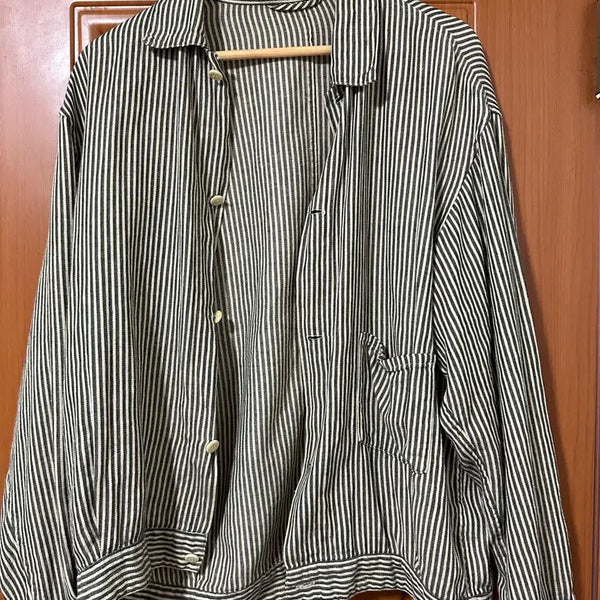 [BUNJANG] Komori Stripe Blouson / (2) 코모리 스트라이프 블루종