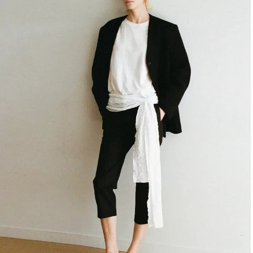 [BUNJANG] Textroom Minimal Capri Pants - Size S / 텍스트룸 미니멀 카프리 팬츠 s