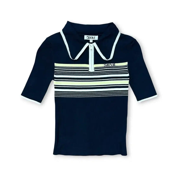 [BUNJANG] Grove Collar Knit / 그로브 카라 니트