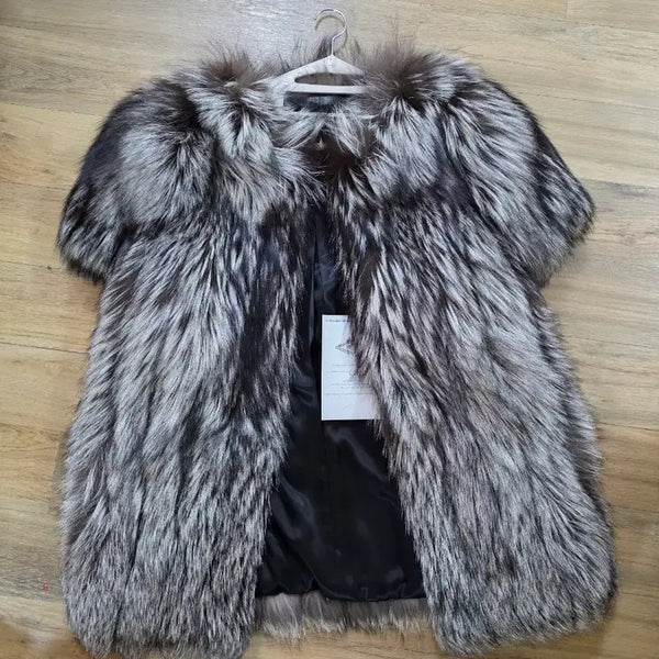 [BUNJANG] Real Fox Fur Coat (M Size) / 리얼폭스 퍼 (새상품)M싸이즈