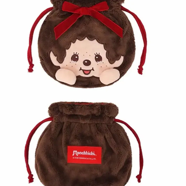 [BUNJANG] Monchhichi Yokozuna String Pouch (Sealed) / 몬치치 복조리 스트링 파우치 미개봉 새상품