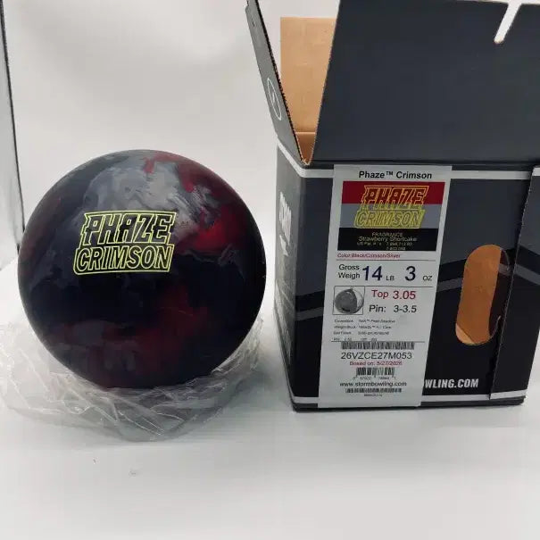 [BUNJANG] Storm Phase Crimson 14lb Bowling Ball / 스톰 페이즈 크림슨 14p 14파운드 볼링공(8월 신상) 새볼