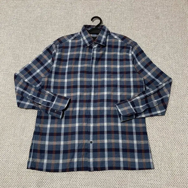 [BUNJANG] Daks Check Shirt (Size 100 L) / L 닥스 체크 셔츠 남방 B.6411